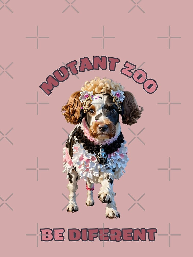 Mutant Animal combination between a cow and a French poodle Girl Fashion by Carlos Gudino T-Shirts, Hoodie,... (Image 2)