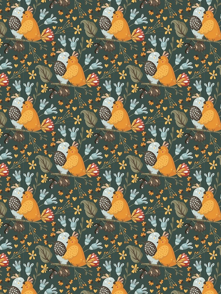 boho birds Pattern Print Art Design by Spot Sweet T-Shirts, Hoodie, Sweatshirt | BlankRebels.com (Image 2)