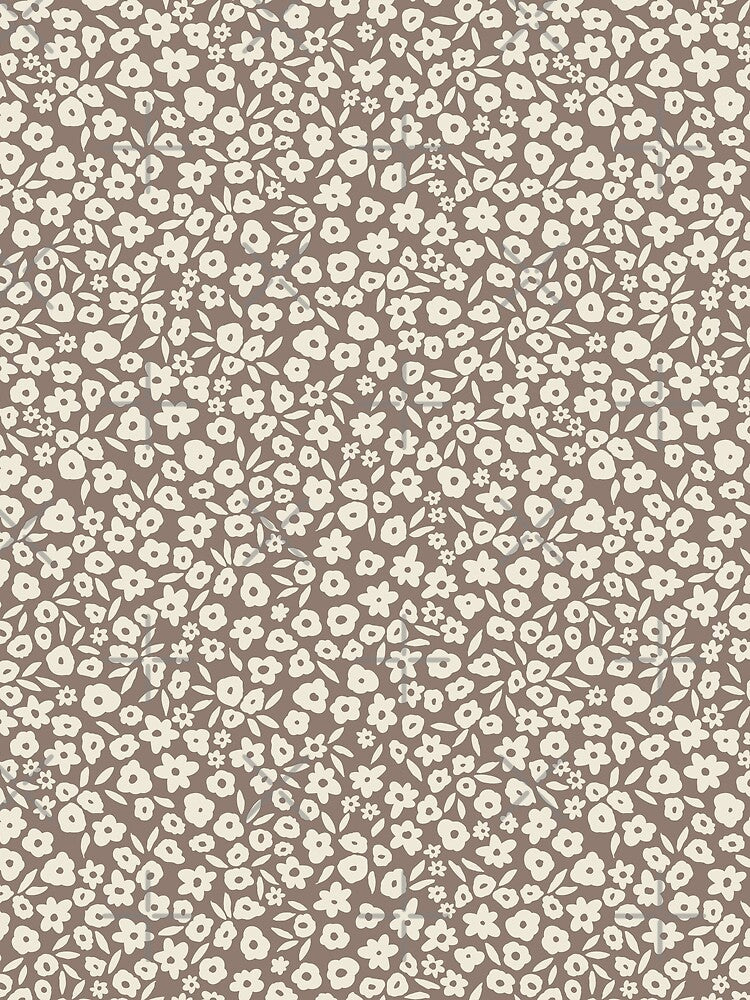 Boho Floral Flowers on Taupe Gray by Erin Kendal T-Shirts, Hoodie, Sweatshirt | BlankRebels.com (Image 2)