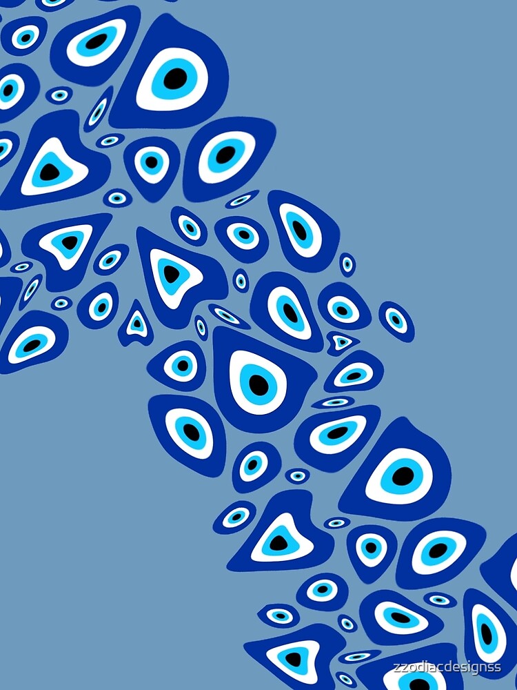 Evil Eye Wave Pattern by zzodiacdesignss T-Shirts, Hoodie, Sweatshirt | BlankRebels.com (Image 2)