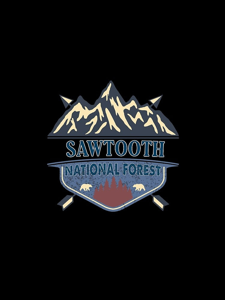 Sawtooth National forest by graphic-map T-Shirts, Hoodie, Sweatshirt | BlankRebels.com (Image 2)