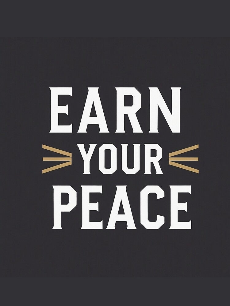 Earn your peace design by Motivated Sensei T-Shirts, Hoodie, Sweatshirt | BlankRebels.com (Image 2)
