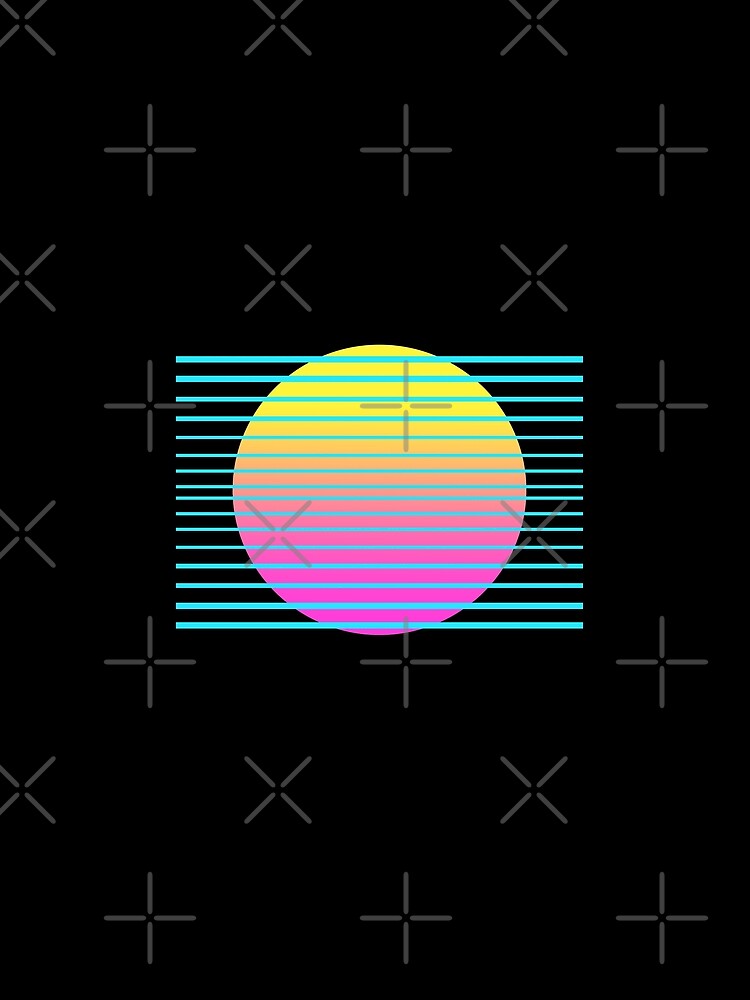 RETRO WAVE, SYNTH WAVE 80S Theme by enigma3a T-Shirts, Hoodie, Sweatshirt | BlankRebels.com (Image 2)