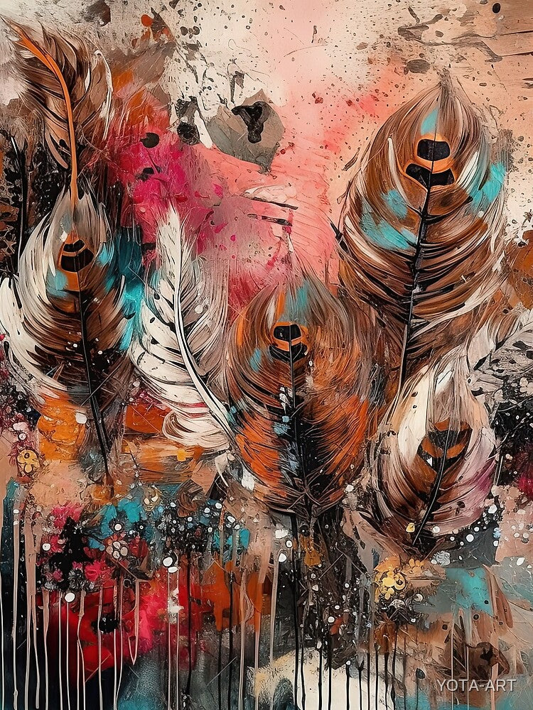 Modern Boho Art. Mesmerising Bohemian Art Painting. 2 by YOTA-ART T-Shirts, Hoodie, Sweatshirt | BlankRebels.com (Image 2)