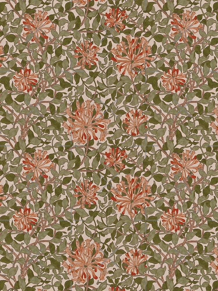 William Morris honeysucklea floral by Olivia-One T-Shirts, Hoodie, Sweatshirt | BlankRebels.com (Image 2)