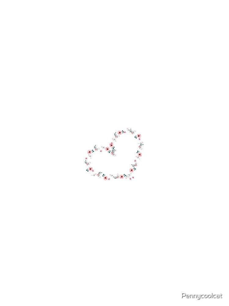 floral heart by Pennycoolcat T-Shirts, Hoodie, Sweatshirt | BlankRebels.com (Image 2)