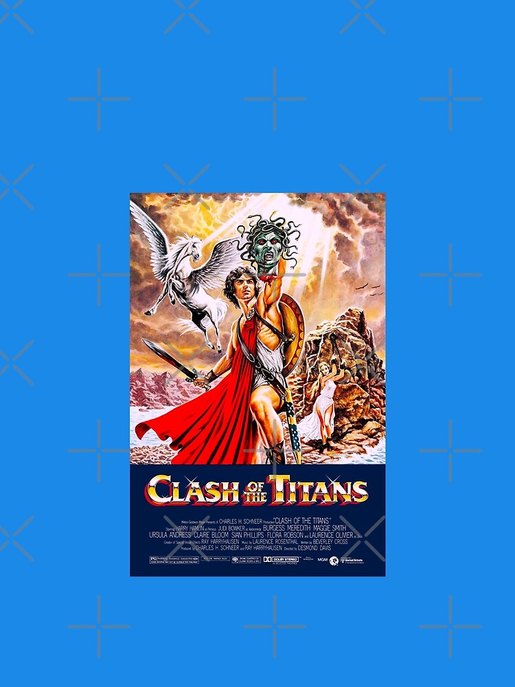 Vintage pulp art poster The Titans Clash (again)! 1981 by flopglop T-Shirts, Hoodie, Sweatshirt | BlankRebels.com (Image 2)