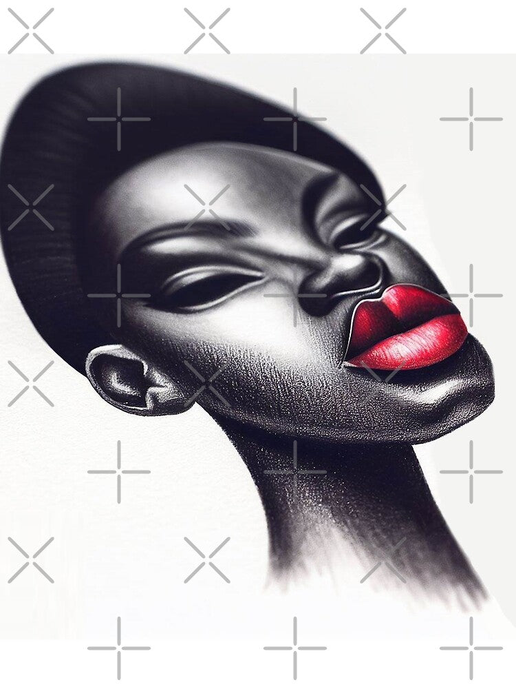 Radiant Grace: Sketch of an Elegant Black Woman by ReplyGirl T-Shirts, Hoodie, Sweatshirt | BlankRebels.com (Image 2)