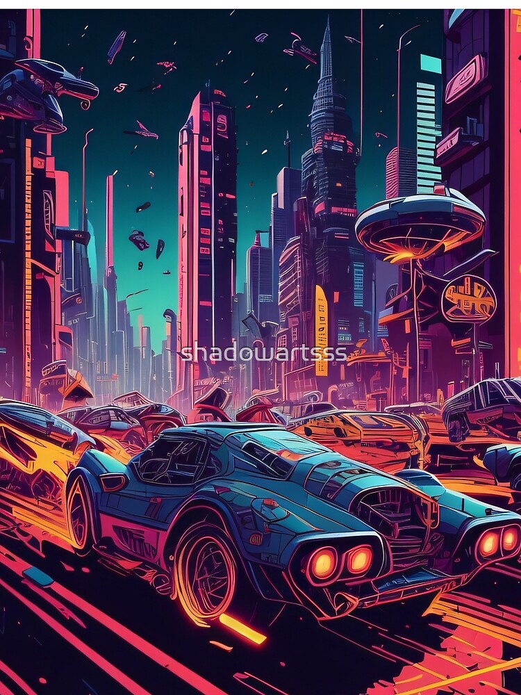Vintage Gaming Car Design by shadowartsss