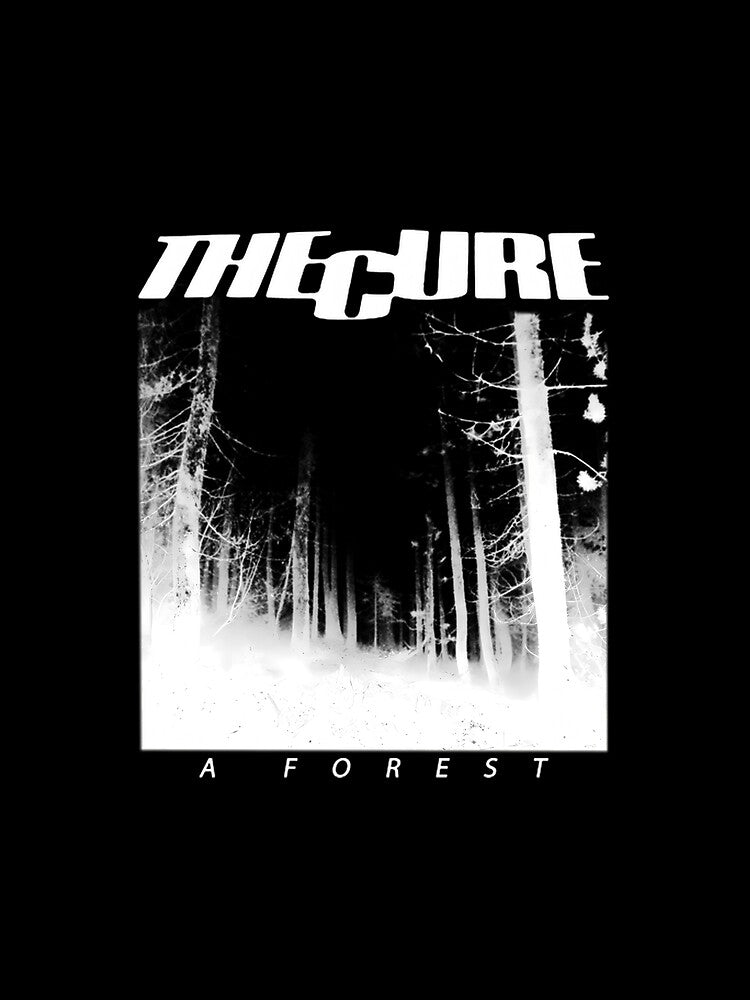 The Cure A Forest Dark Woods Band Graphic by BlackHat-07 T-Shirts, Hoodie, Sweatshirt | BlankRebels.com (Image 2)