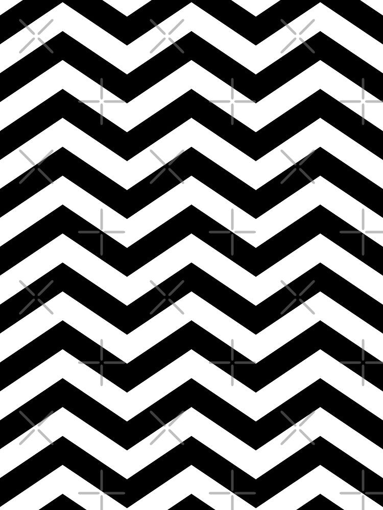 Black and White Chevron by tonymagnerart T-Shirts, Hoodie, Sweatshirt | BlankRebels.com (Image 2)
