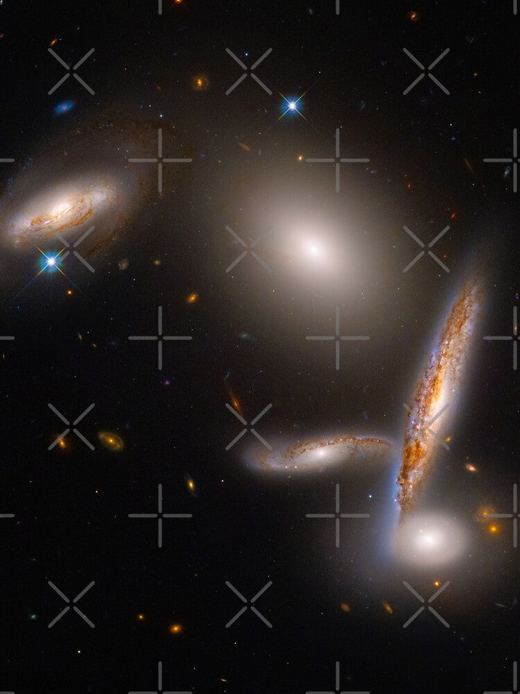 Hickson Compact Group 40 - unusual close-knit collection of five galaxies in the constellation of Hydra by... (Image 2)
