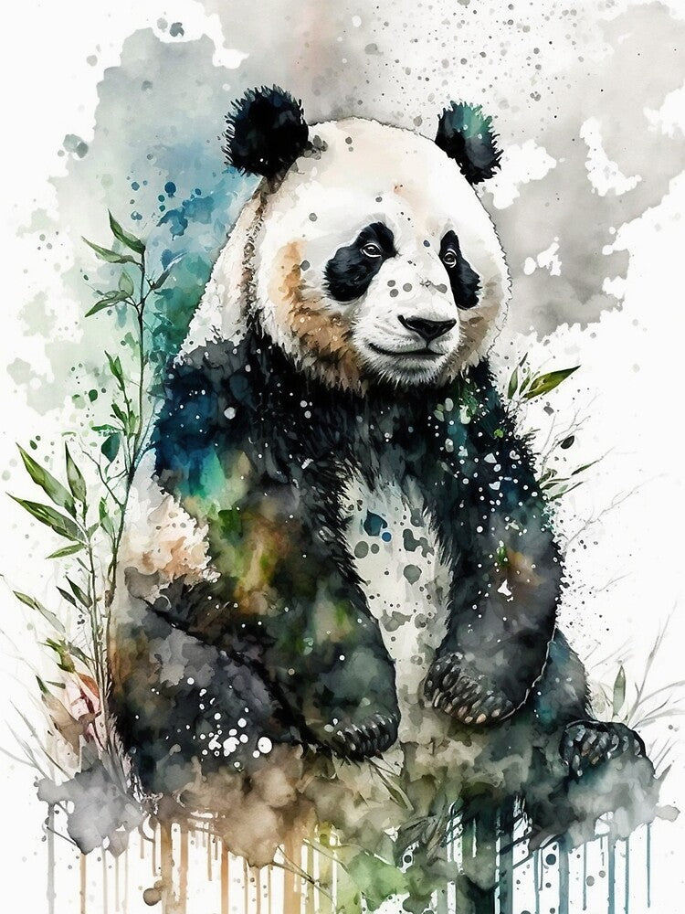 Watercolors animals - The panda by AB9-Designs T-Shirts, Hoodie, Sweatshirt | BlankRebels.com (Image 2)