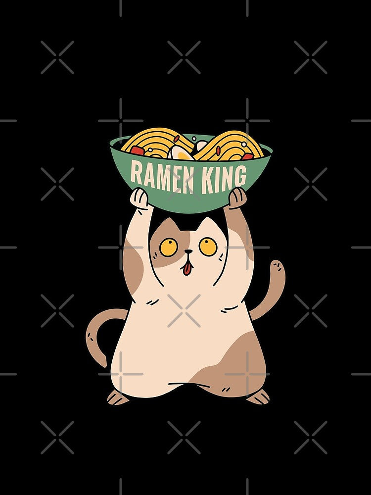 Ramen King Cat With Ramen Bowl by OnepixArt T-Shirts, Hoodie, Sweatshirt | BlankRebels.com (Image 2)