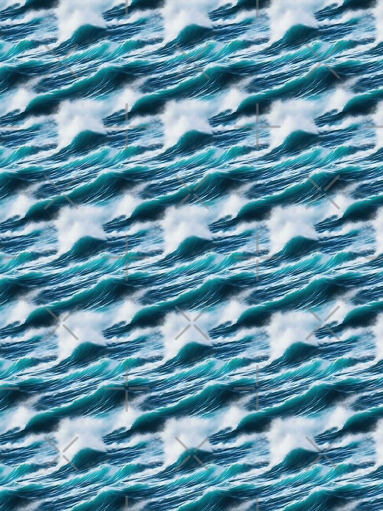 Seamless ocean background 19 by hendrikspix T-Shirts, Hoodie, Sweatshirt | BlankRebels.com (Image 2)