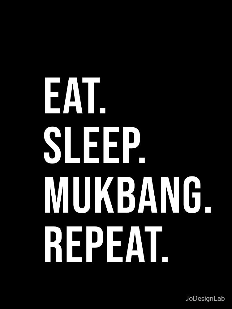 Eat Sleep Mukbang Repeat Korean Eating Show Food Lover Spicy T-Shirt by JoDesignLab Hoodie, Sweatshirt (Image 2)