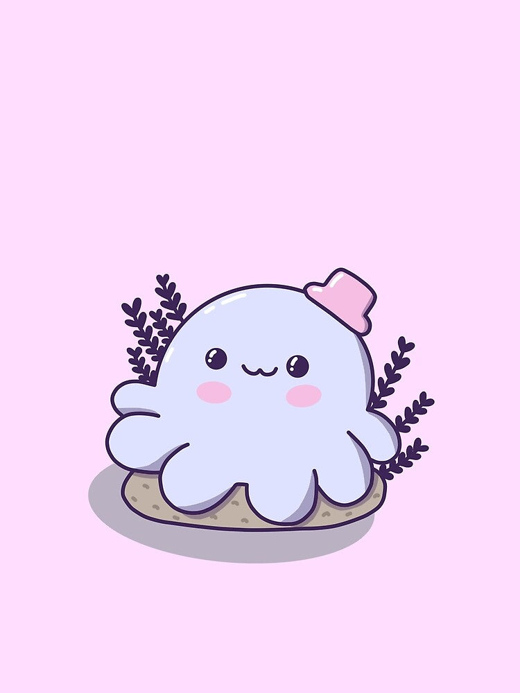kawaii octopus by Leiliane-Sherer T-Shirts, Hoodie, Sweatshirt | BlankRebels.com (Image 2)