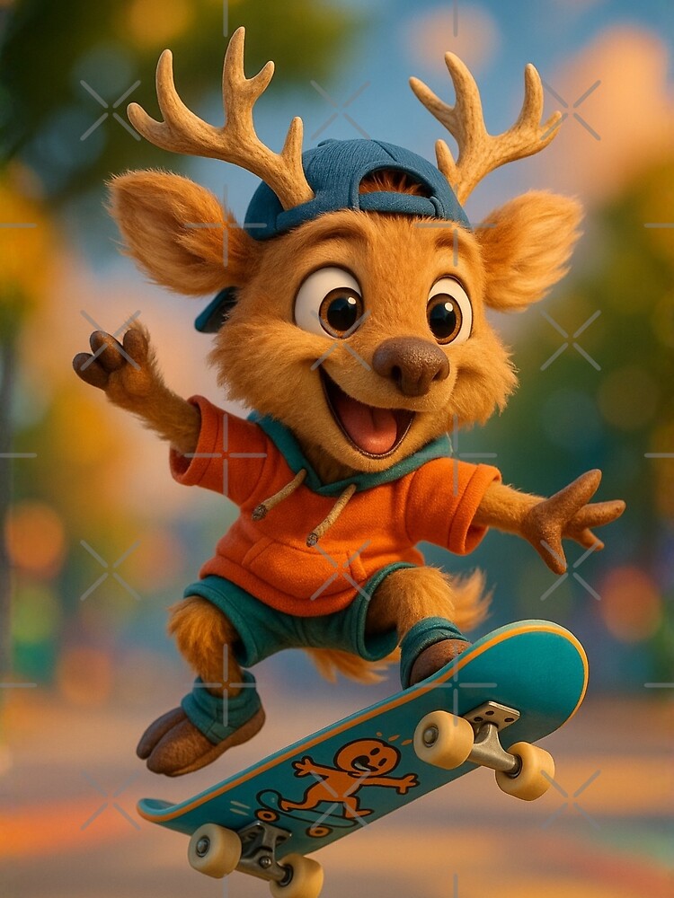 Skater Père David’s Deer by Sillytoe T-Shirts, Hoodie, Sweatshirt | BlankRebels.com (Image 2)
