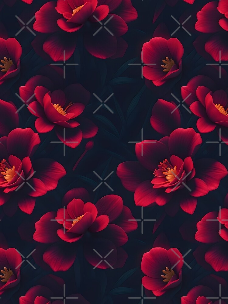 Crimson Blooms by BhagyeshAB