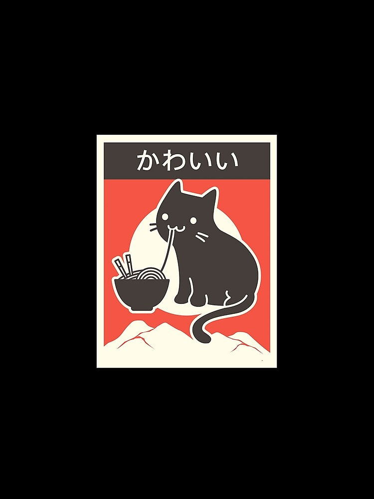 Style Japenese Ramen Cat by DigitalArt2U T-Shirts, Hoodie, Sweatshirt | BlankRebels.com (Image 2)