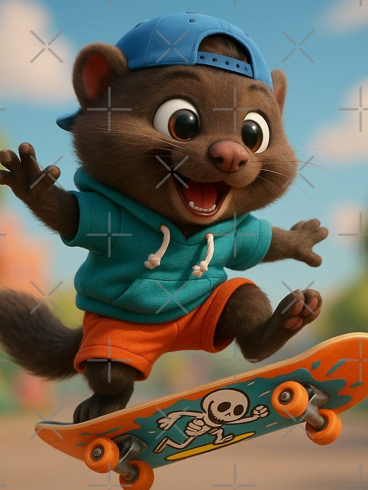 Skater Mink by Sillytoe T-Shirts, Hoodie, Sweatshirt | BlankRebels.com (Image 2)