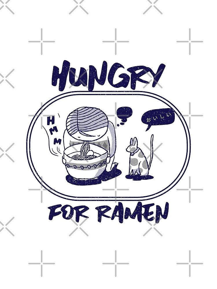 Vintage Japanese Ramen ラーメン "Hungry for Ramen" Gift for ramen lover by TamGustam T-Shirts, Hoodie, Sweatshirt (Image 2)