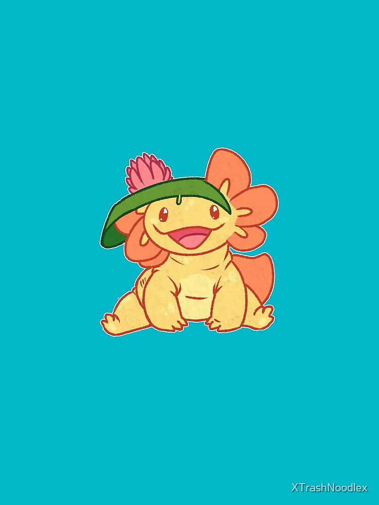 Golden Albino Axolotl (Lilypad) by XTrashNoodlex T-Shirts, Hoodie, Sweatshirt | BlankRebels.com (Image 2)