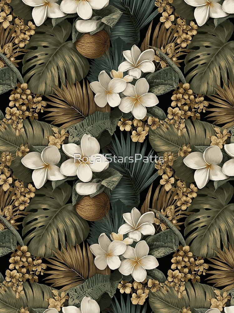 Blooming Tropical Floral Texture  - Flower Floral Bouquet  - Gifts For Wife by RoyalStarsPatts