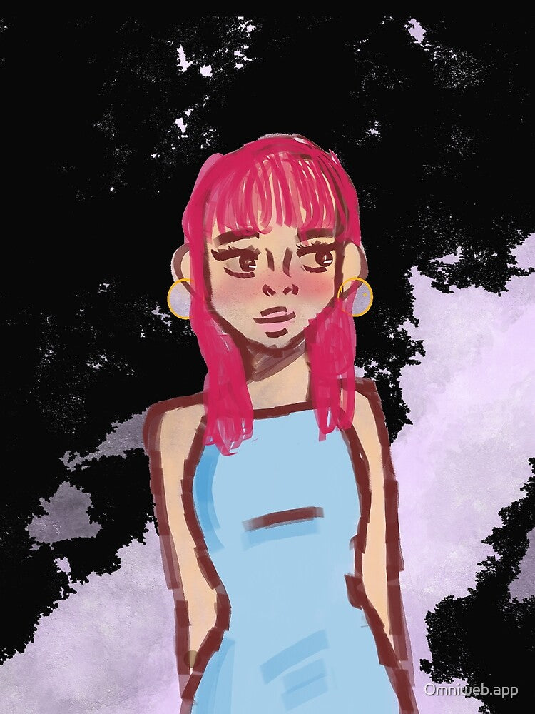 Bia Girl Art – Hand-Drawn Portrait Illustration by Bianca.app T-Shirts, Hoodie, Sweatshirt (Image 2)