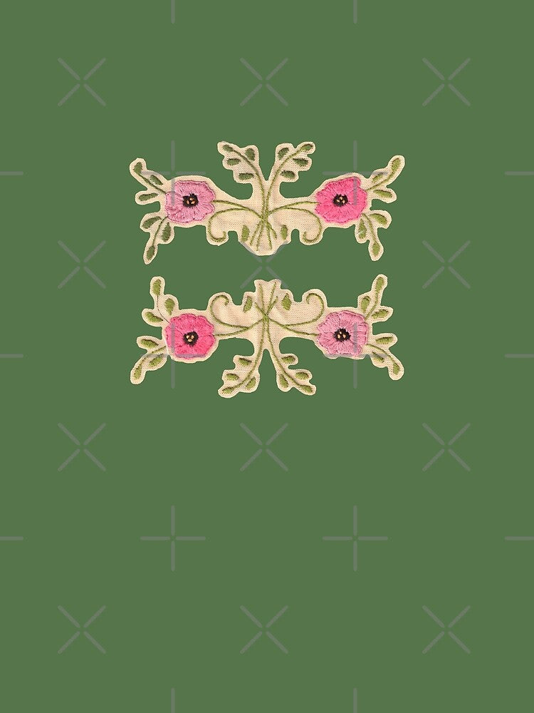 Embroidered flowers B green by Julianum T-Shirts, Hoodie, Sweatshirt | BlankRebels.com (Image 2)