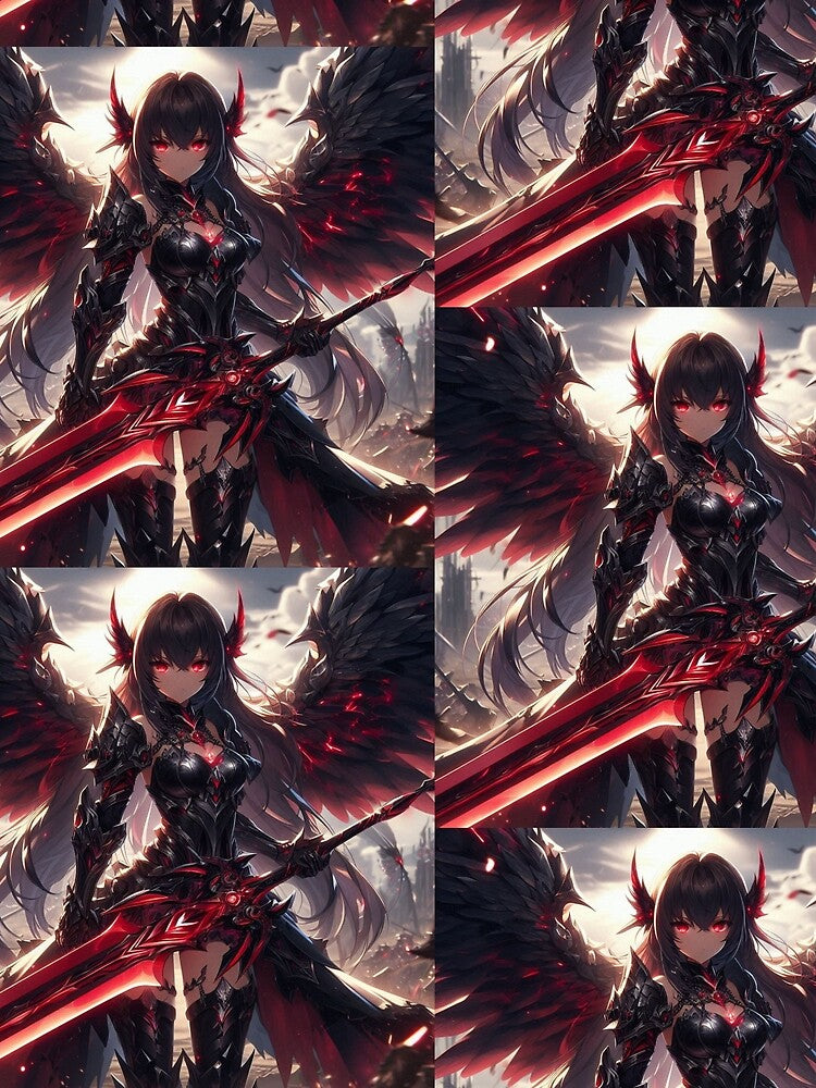 Evil Angel Female by darkaianimation T-Shirts, Hoodie, Sweatshirt | BlankRebels.com (Image 2)