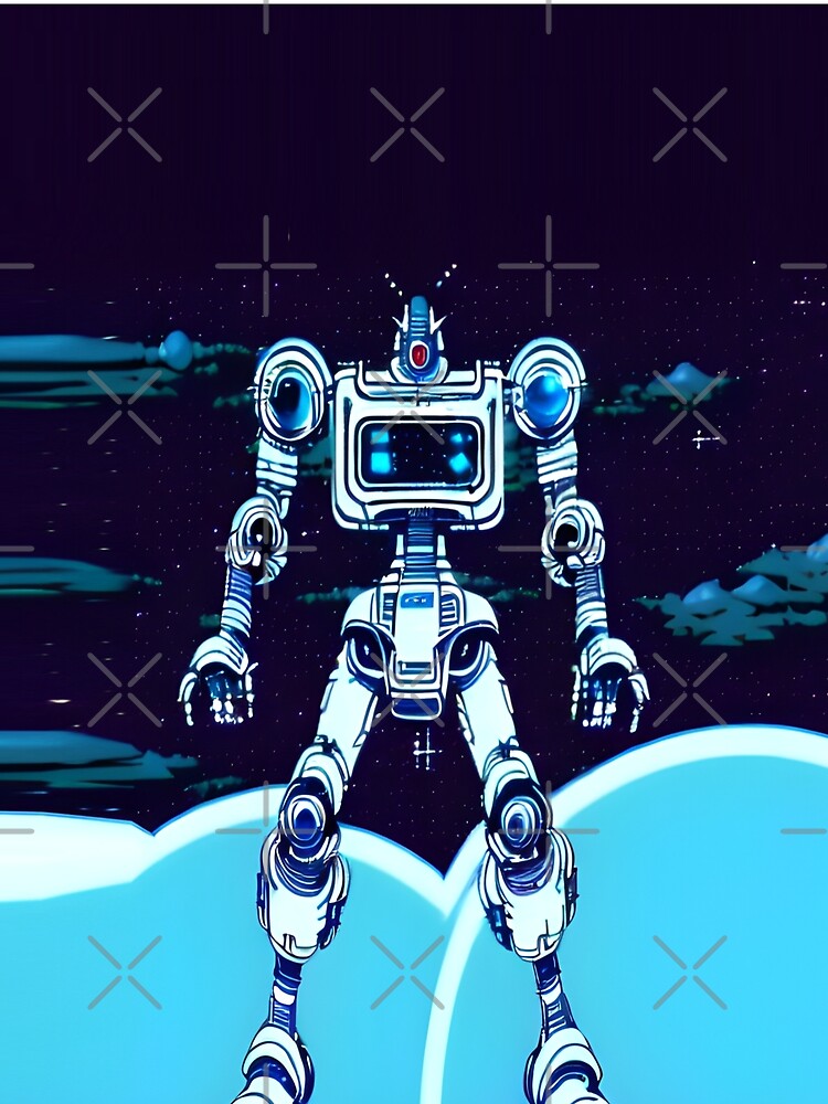 RETRO ANIME SPACE ROBOT by Danzdma T-Shirts, Hoodie, Sweatshirt | BlankRebels.com (Image 2)