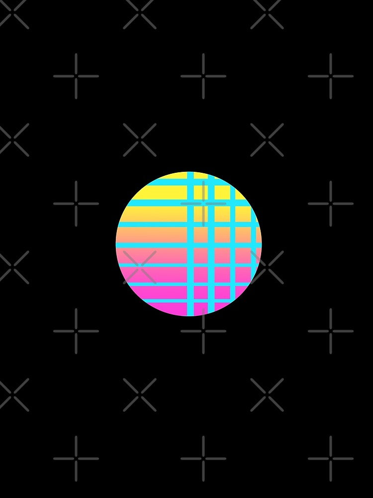 RETRO WAVE, SYNTH WAVE 80S Theme, Pattern by enigma3a T-Shirts, Hoodie, Sweatshirt | BlankRebels.com (Image 2)