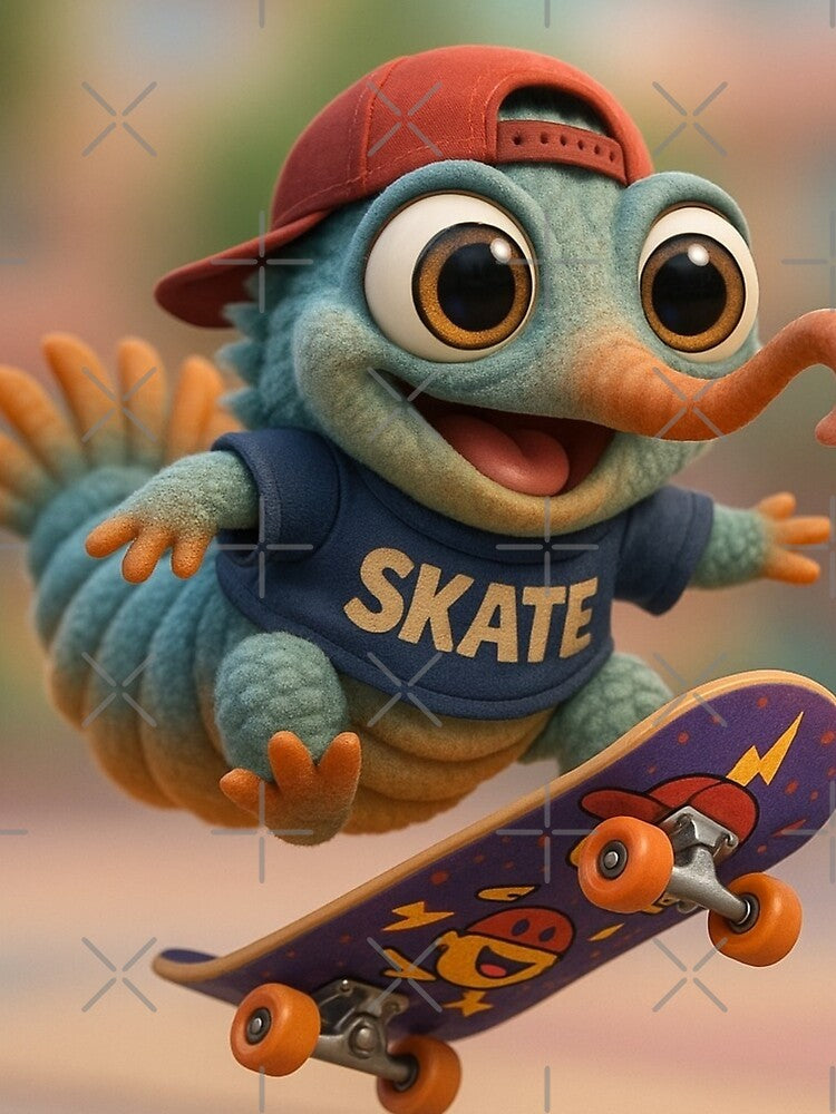 Skater Opabinia by Sillytoe T-Shirts, Hoodie, Sweatshirt | BlankRebels.com (Image 2)