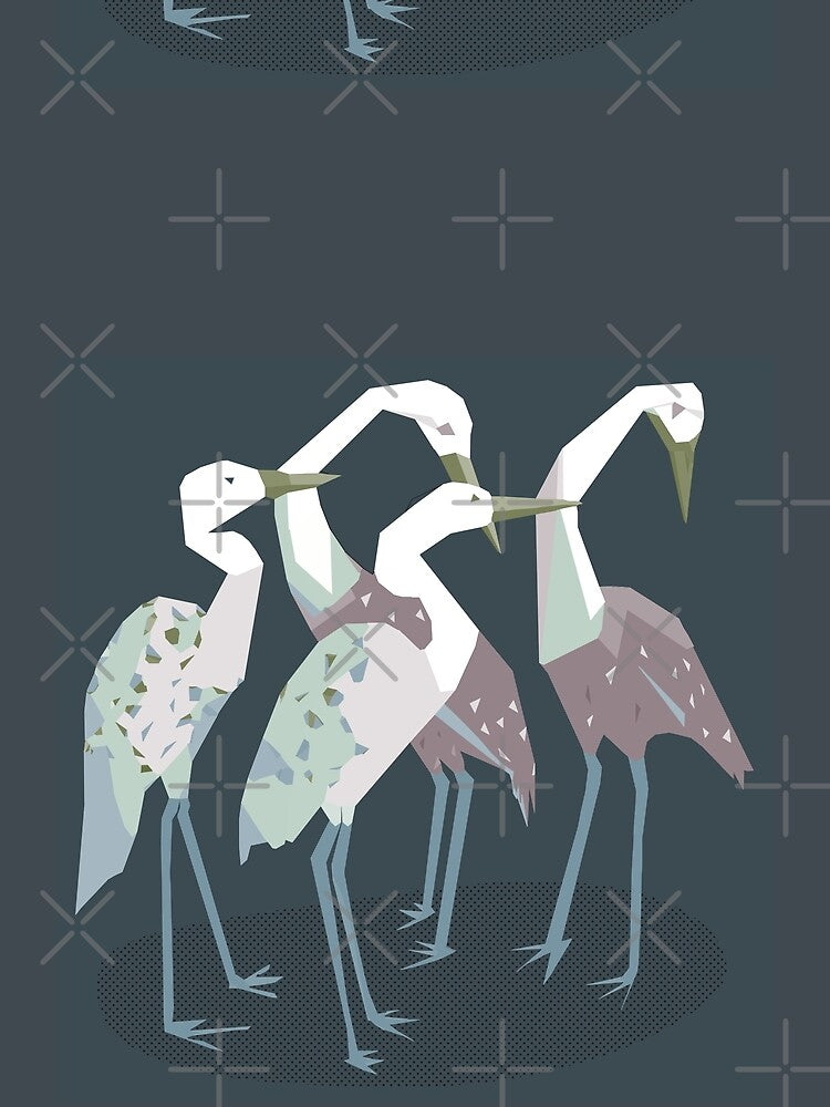 Heron pattern by TheWaterBirds T-Shirts, Hoodie, Sweatshirt | BlankRebels.com (Image 2)