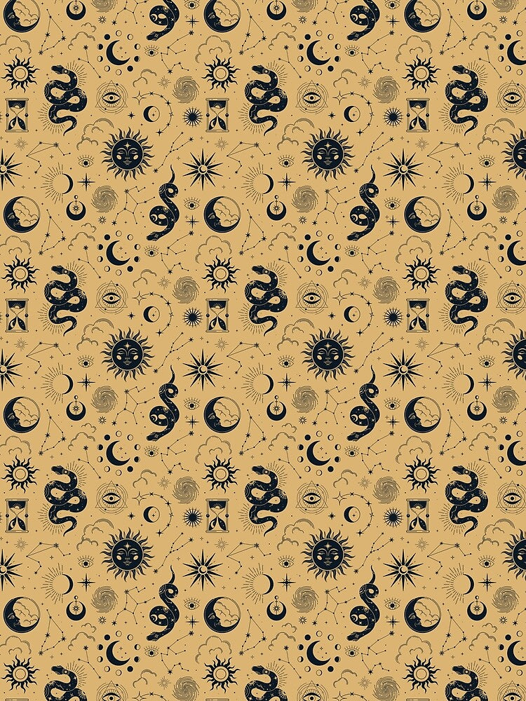 Celestial Snakes Sun and Moon Phases by JuliaPop T-Shirts, Hoodie, Sweatshirt | BlankRebels.com (Image 2)
