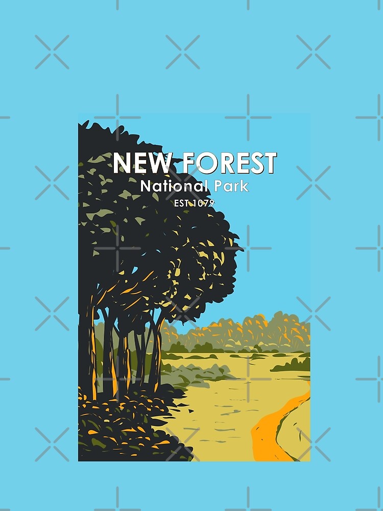 New Forest National Park England Vintage by KrisSidDesigns T-Shirts, Hoodie, Sweatshirt | BlankRebels.com (Image 2)