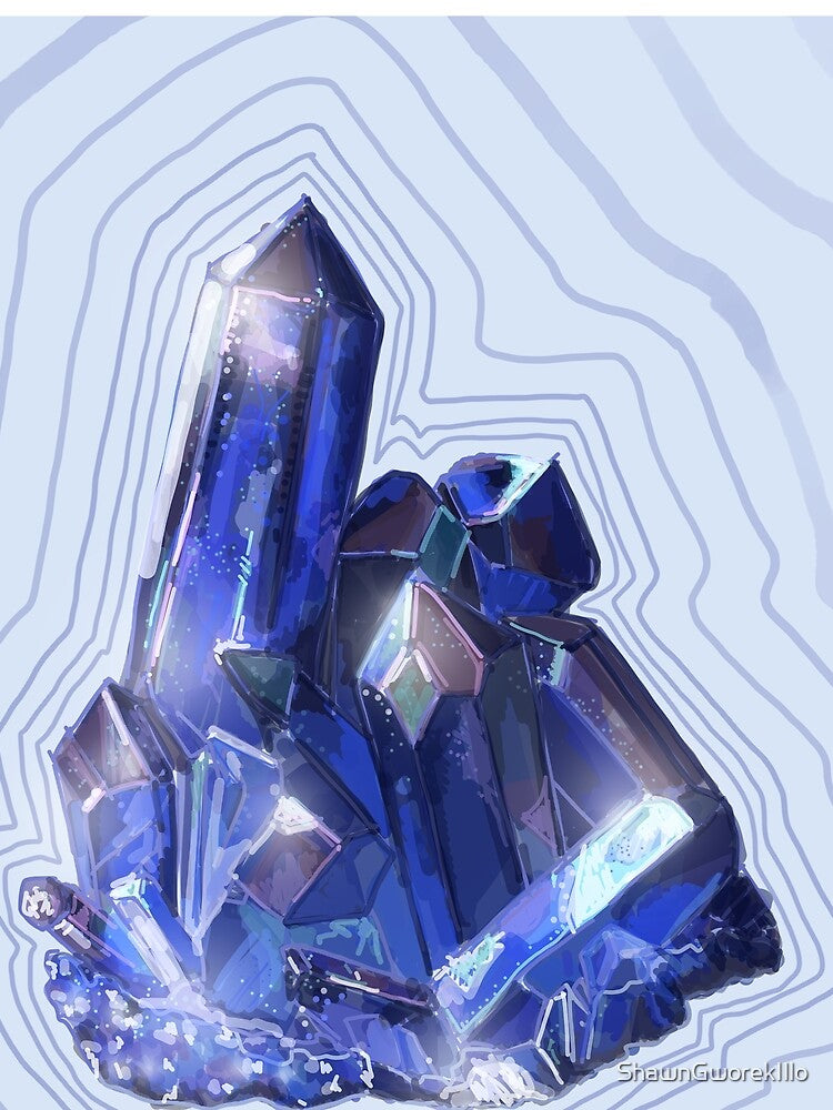 Blue Crystal by ShawnGworekIllo T-Shirts, Hoodie, Sweatshirt | BlankRebels.com (Image 2)
