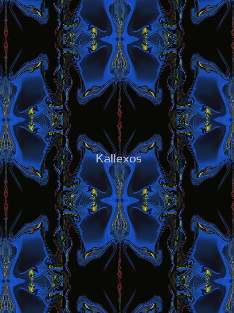 Kallexos-Design- Blue In- Hippie Fantasy Design by Kallexos T-Shirts, Hoodie, Sweatshirt | BlankRebels.com (Image 2)