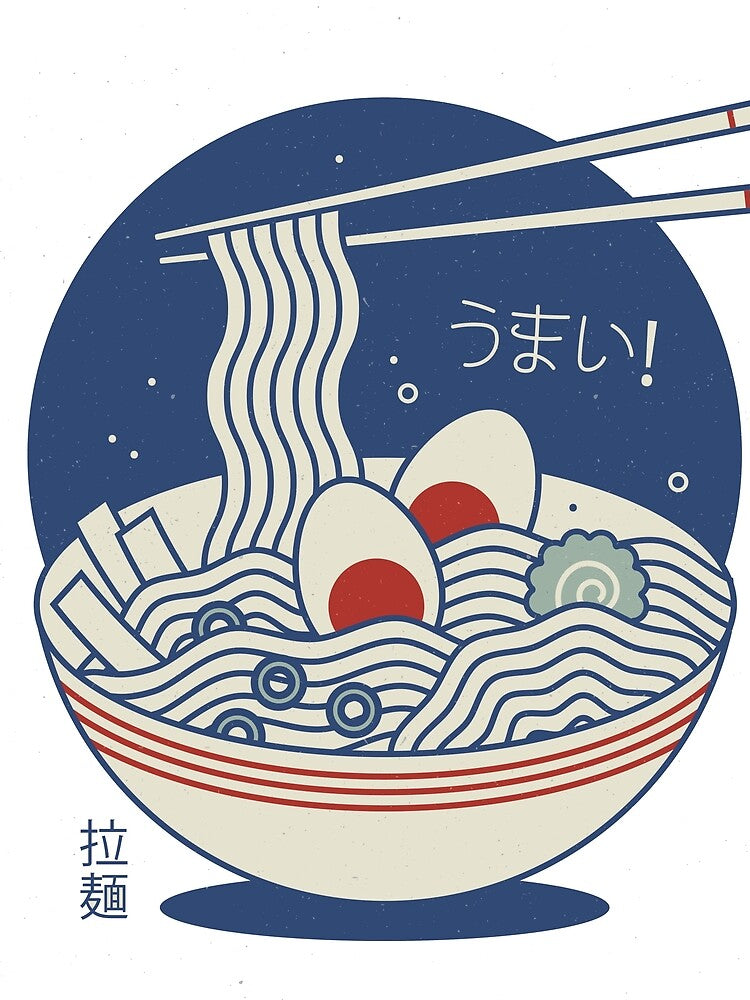 Retro Japanese Ramen Design by RepublicOfFire T-Shirts, Hoodie, Sweatshirt | BlankRebels.com (Image 2)