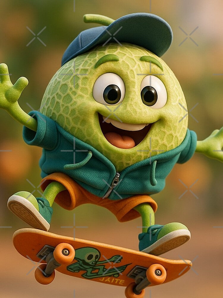 Skater Melon by Sillytoe T-Shirts, Hoodie, Sweatshirt | BlankRebels.com (Image 2)