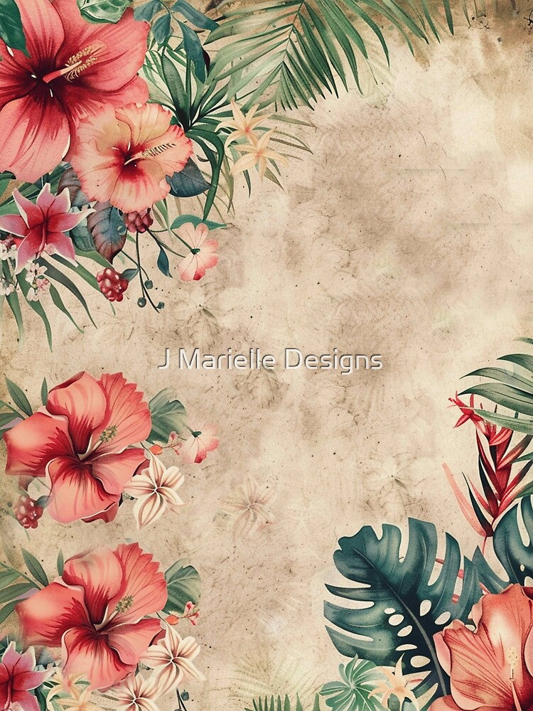 Vintage Boho Floral 5 by J Marielle Designs