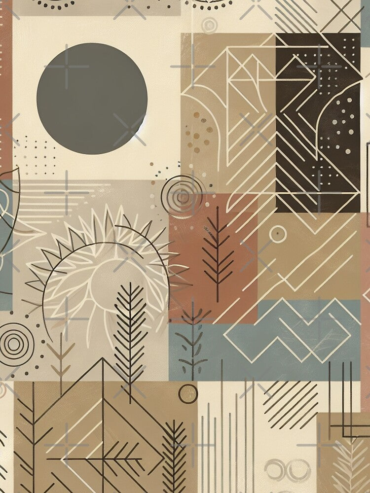 Boho Abstract Background - 27 by Acabee T-Shirts, Hoodie, Sweatshirt | BlankRebels.com (Image 2)