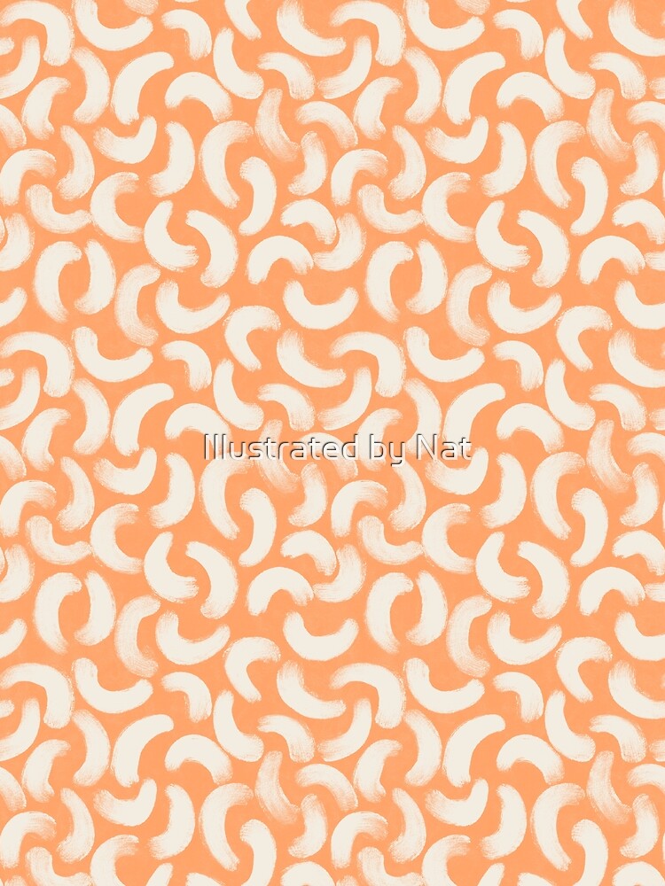 Boho gouache brush strokes in pastel peach by Illustrated by Nat T-Shirts, Hoodie, Sweatshirt | BlankRebels.com (Image 2)
