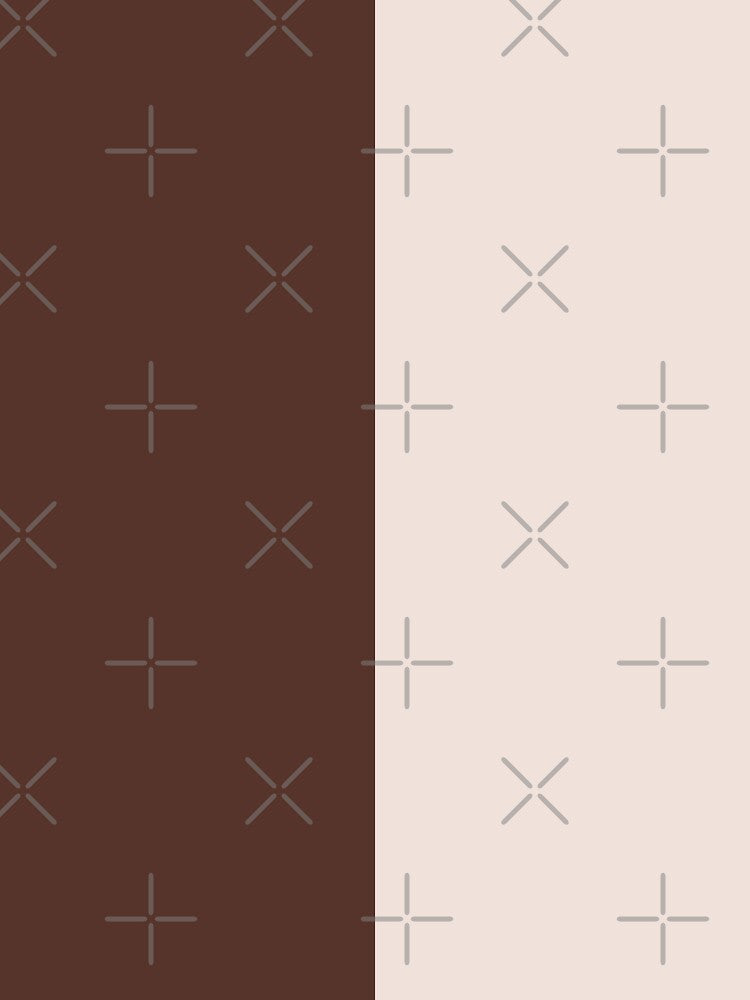 minimalist color block vertical in brown and cream dark academia by neopop T-Shirts, Hoodie, Sweatshirt (Image 2)