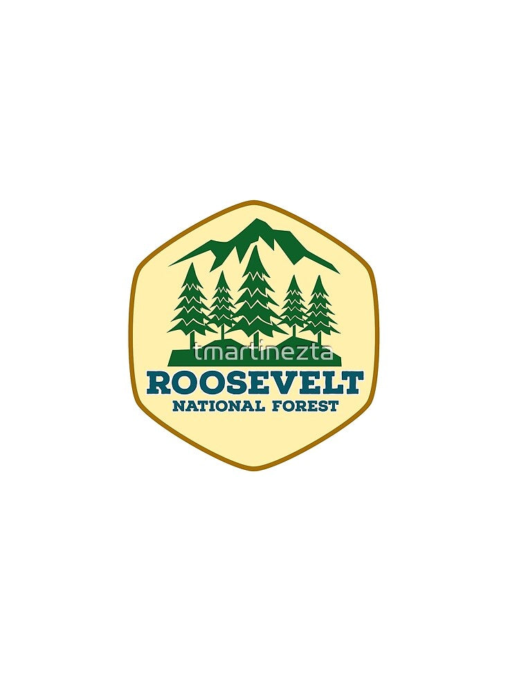 Roosevelt National Forest Colorado Vintage Retro Forest Hiking, Climbing Fishing Adventure by tmartinezta... (Image 2)