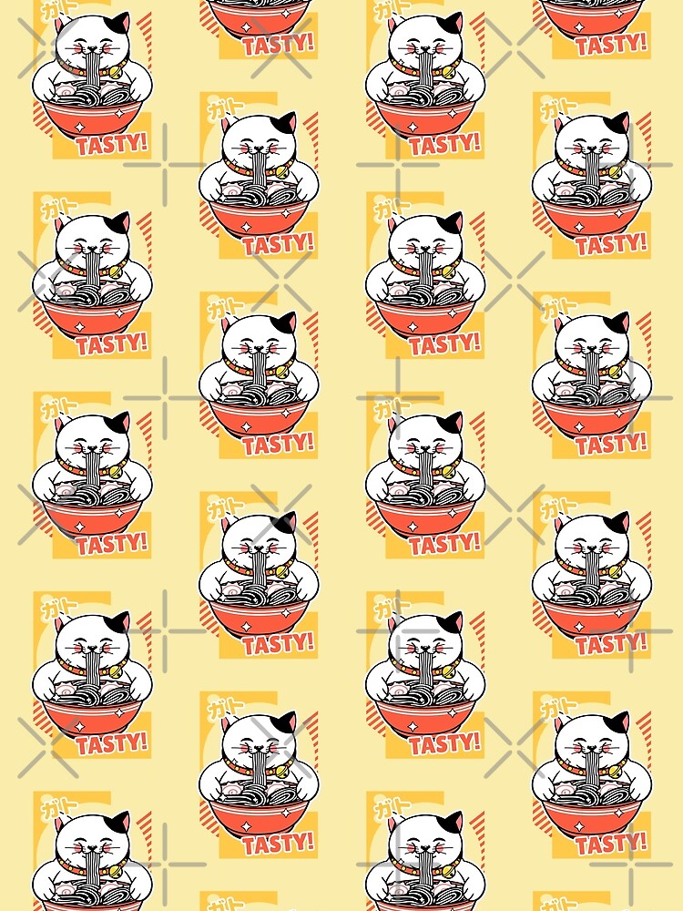 Cute Kawaii Cat Loves Ramen- Ramen Life Tastes Great! by Red-ElYoubi T-Shirts, Hoodie, Sweatshirt | BlankRebels.com (Image 2)