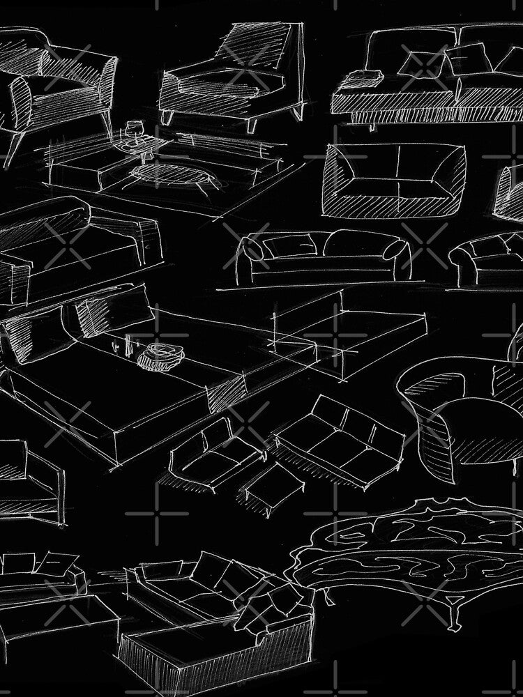 shadow decor lightroom furniture sketches by jorgelebeau T-Shirts, Hoodie, Sweatshirt | BlankRebels.com (Image 2)