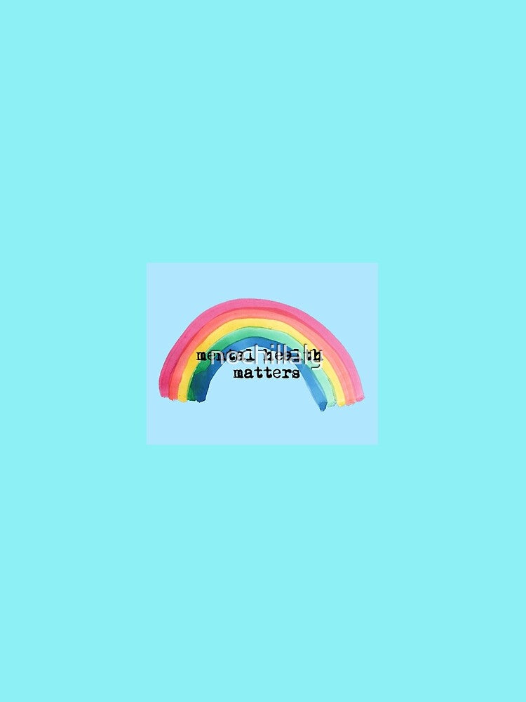Rainbow Mental Health Matters by nochillaly T-Shirts, Hoodie, Sweatshirt | BlankRebels.com (Image 2)