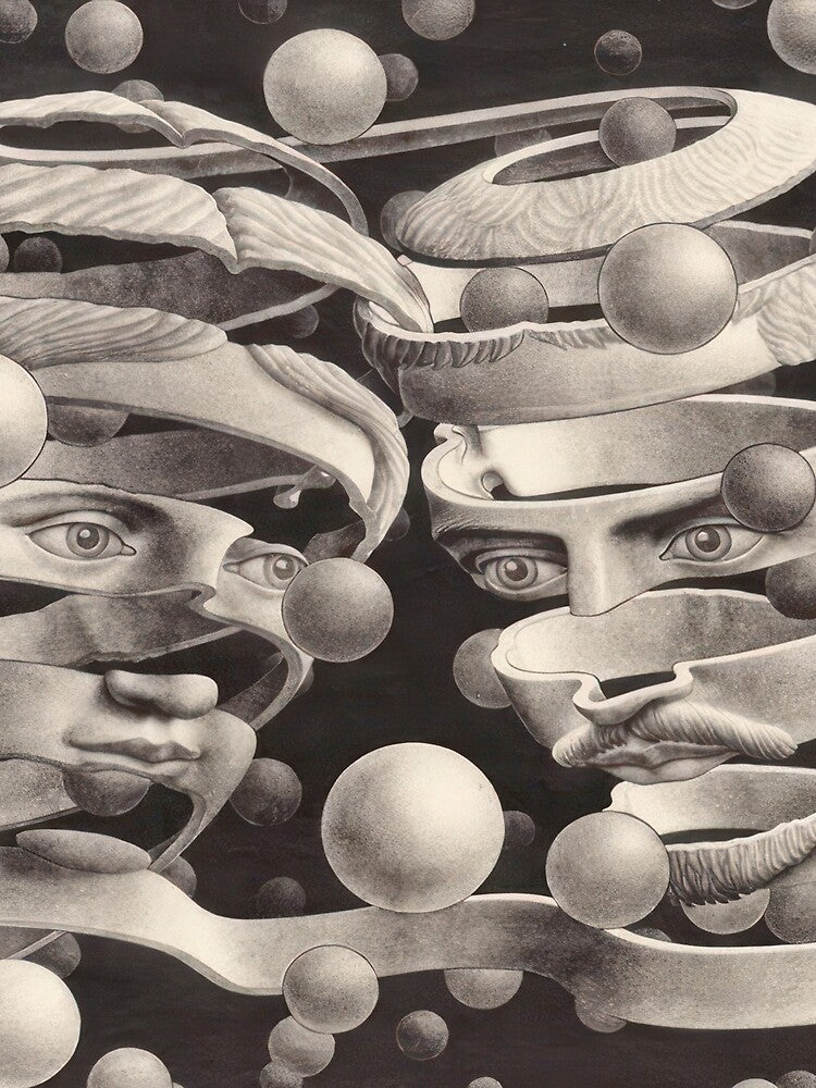 Maurits Cornelis Escher by Michelapagnolis T-Shirts, Hoodie, Sweatshirt | BlankRebels.com (Image 2)